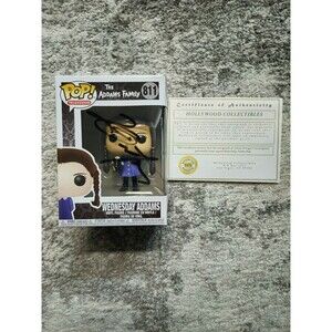 Funko Pop The Addams Family "Wednesday Addams" #811 Signed JENNA ORTEGA